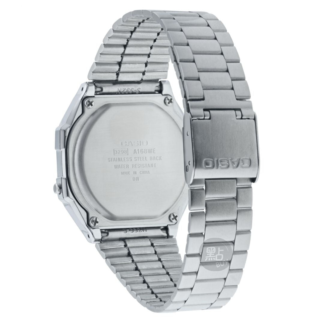 casio A168WEM-2EF back