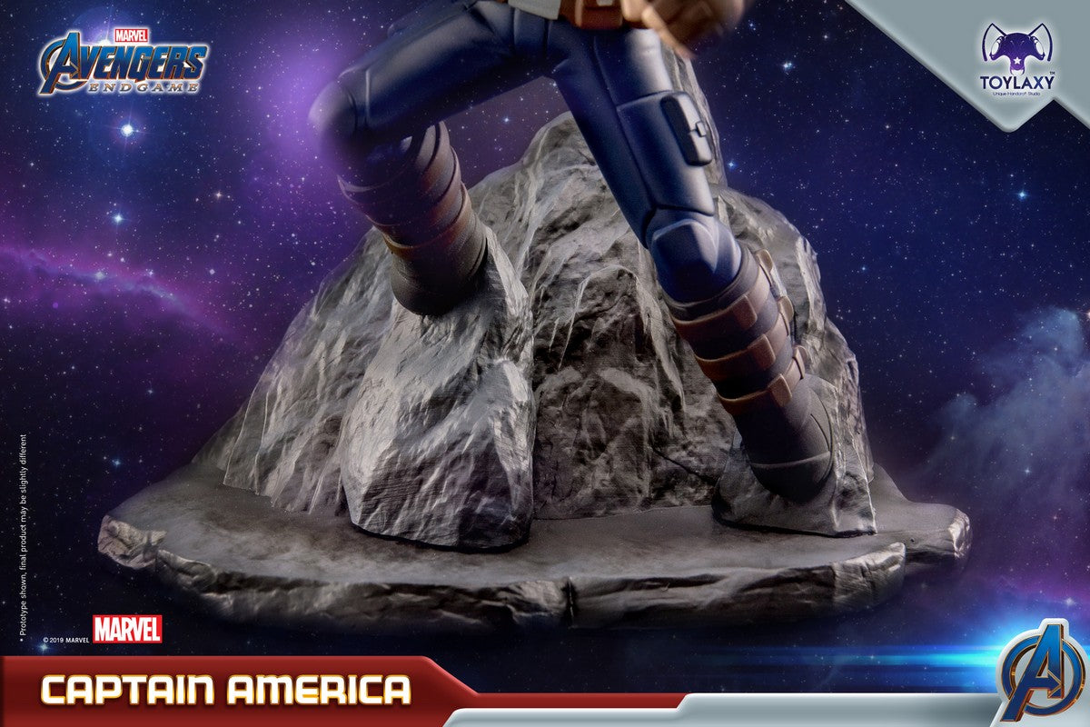 漫威復仇者聯盟:美國隊長正版模型手辦人偶玩具 Marvel's Avengers: Endgame Premium PVC Captain America official figure toy wave 1 base