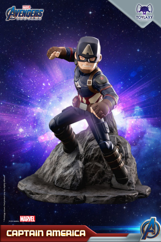 漫威復仇者聯盟:美國隊長正版模型手辦人偶玩具 Marvel's Avengers: Endgame Premium PVC Captain America official figure toy wave 1 front