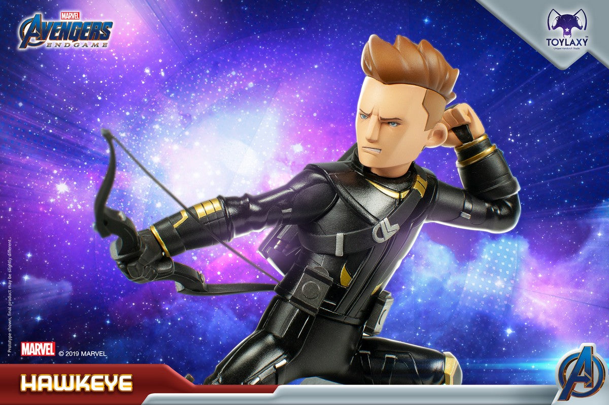 漫威復仇者聯盟:鷹眼正版模型手辦人偶玩具 Marvel's Avengers: Endgame Premium PVC Hawkeye official figure toy round