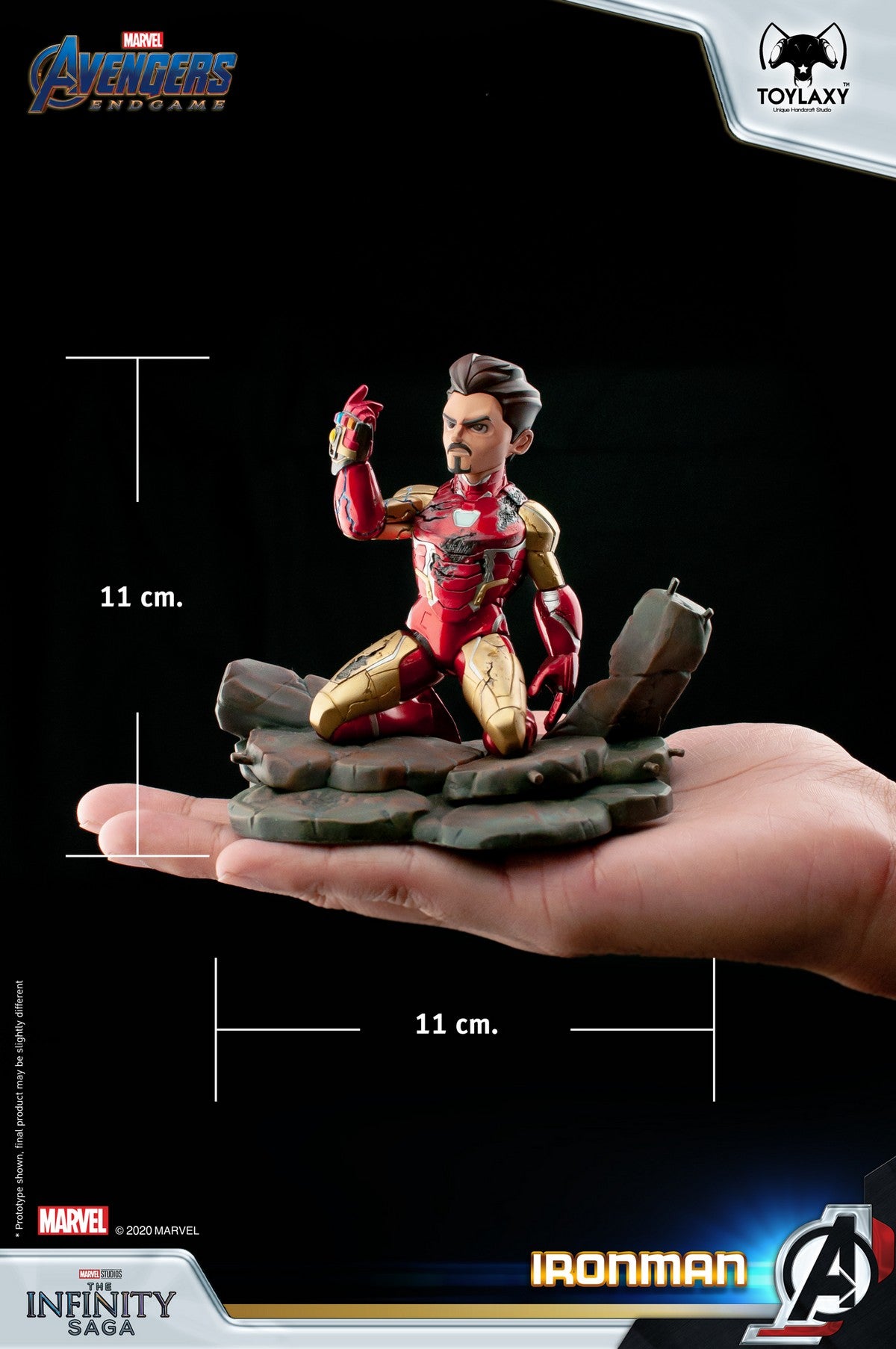 漫威復仇者聯盟:鐵甲奇俠正版模型手辦人偶玩具 Marvel's Avengers: Iron Man figure toy size