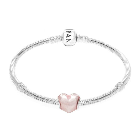Pandora Glittering Heart Charm #791886EN113