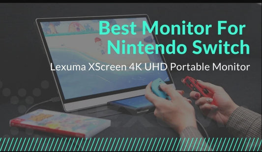 Best-Monitor-for-Nintendo-Switch-Lexuma-XScreen-4K-UHD-Portable-Monitor