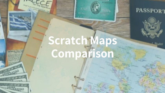 World scratch map comparison scratch map travel map deluxe map