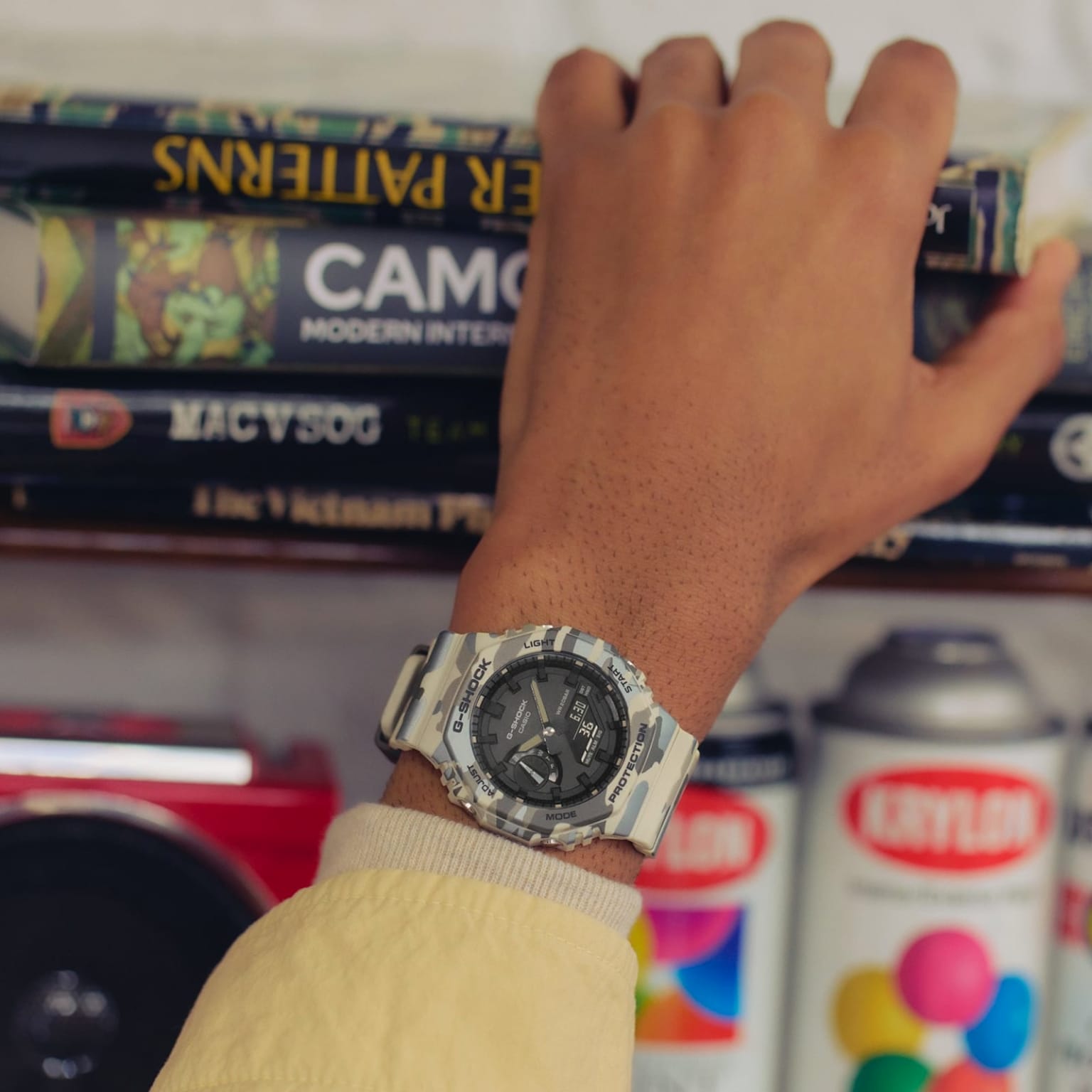 卡西歐 GA-2100CM-5AER - 情境照