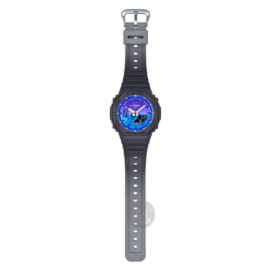 卡西歐 GA-2100FL-1AER - 錶帶特寫