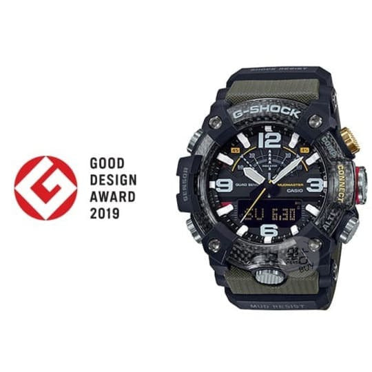 CASIO GG-B100-1A3DR G-Shock 樹脂錶帶 200米防水 - 手錶配2019年Good Design Award標誌