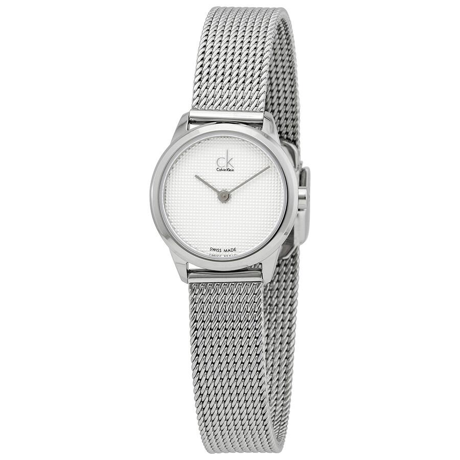 NEW Calvin Klein Minimal PVD Ladies Watches - Silver K3M2312Y 全新Calvin Klein Minimal系列PVD 女士手錶 - 銀色 K3M2312Y
