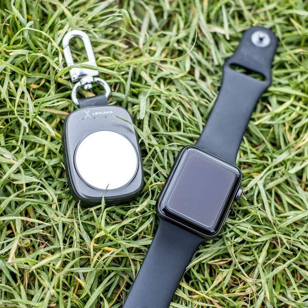 Apple Watch Power Bank portable charger and Apple Watch Series 4 and Series 5 3D Tempered Glass Screen Protector Wireless Charging Travel Charger 辣數碼 dimbuyshop Apple watch series 4 screen protector anti scratch anti-fingerprint tempered glass screen protector film grass