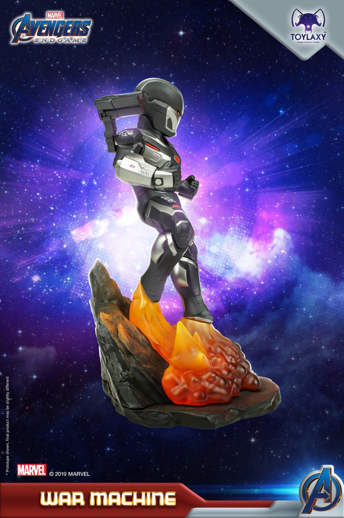 漫威復仇者聯盟：戰爭機器正版模型手辦人偶玩具 Marvel's Avengers: Endgame Premium PVC War Machine official figure toy wave 2 left