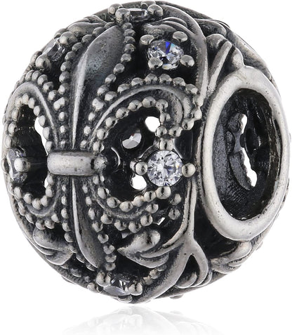 Pandora 鳶尾花鏤空串飾 #791378CZ