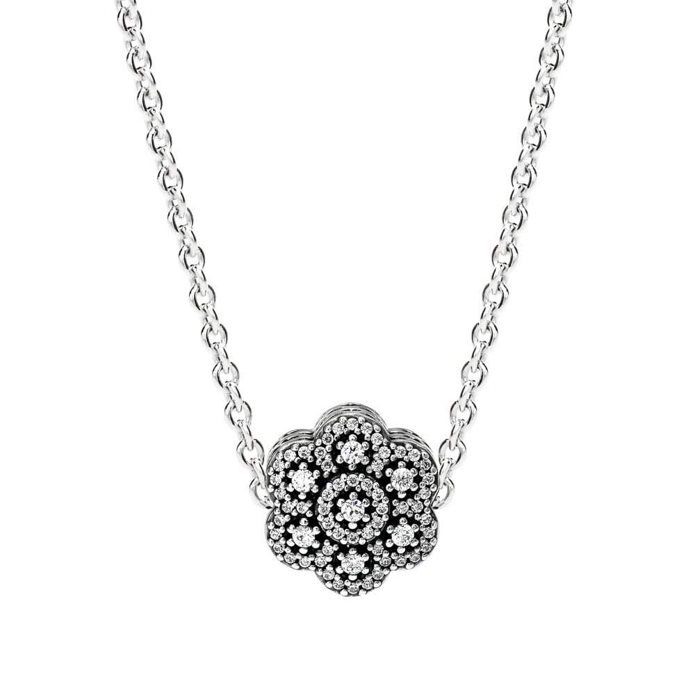 Pandora Ice Floral Charm #791998CZ