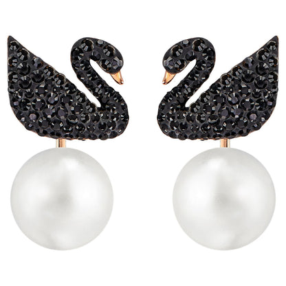 SWAROVSKI Swarovski Iconic Swan Pierced Earring Jackets #5193949