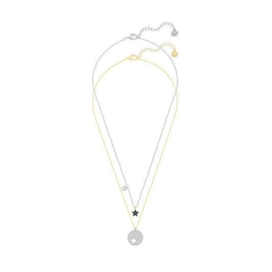 SWAROVSKI Crystal Wishes Blue Star Pendant Set #5253997
