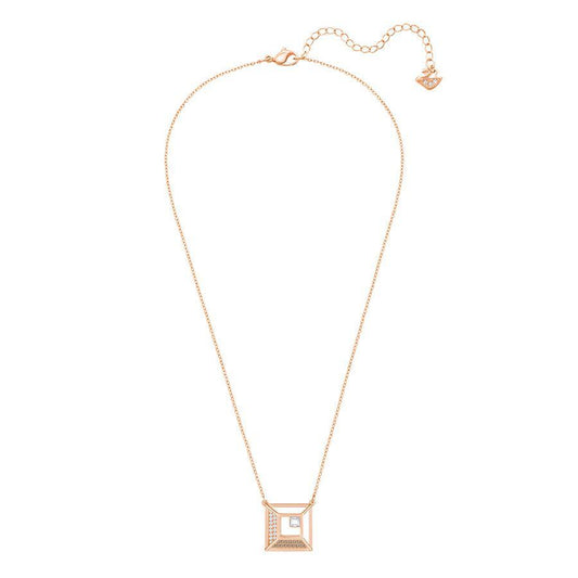 SWAROVSKI Hillock Square Pendant - Rose Gold #5351080