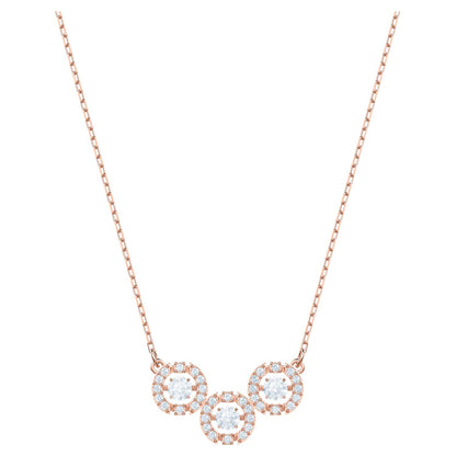 SWAROVSKI Sparkling Dance Trilogy Necklace White #5465275