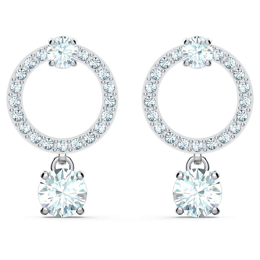 SWAROVSKI Attract Circular Earrings - White #5563278