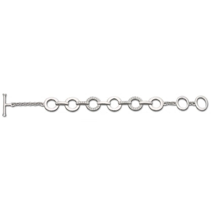 SWAROVSKI 678223 Circle Clear Crystal Bracelet charm string form