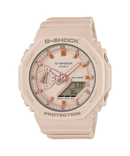 CASIO Pink G-SHOCK Women Watch #GMA-S2100-4AER front